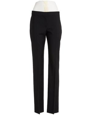 McQueen High-Waist Tailored Pants - Black