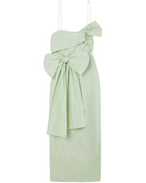 Cecilie Bahnsen One Shoulder Dress - Green