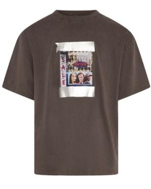 Martine Rose Crew-Neck T-Shirt - Brown