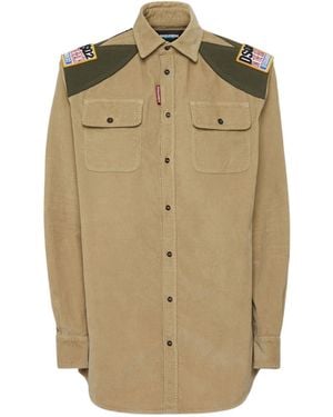 DSquared² X Bettter Cap Sleeve Shirt - Natural