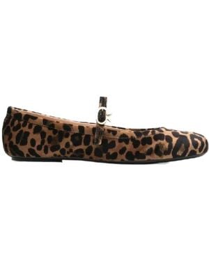 Gianvito Rossi Carla Ballet Flats - Brown
