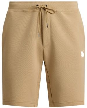 Polo Ralph Lauren Logo-Embroidered Drawstring Shorts - Natural