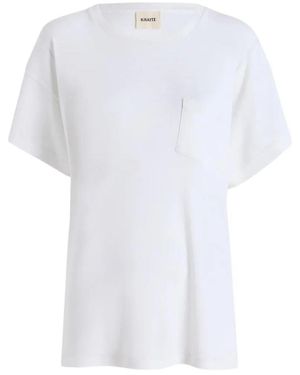 KHAITE Wanda Crewneck T-Shirt - White
