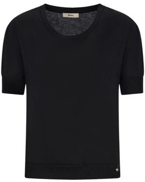 Herno Short-Sleeved T-Shirt - Black