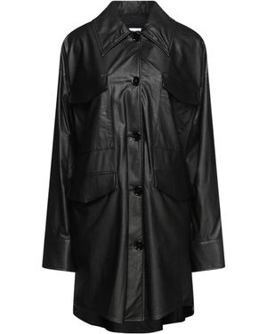 MM6 by Maison Margiela Full-Length Jackets - Black