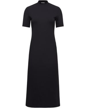 Moncler X Ee72 By Edward Enninful Midi Dress - Black