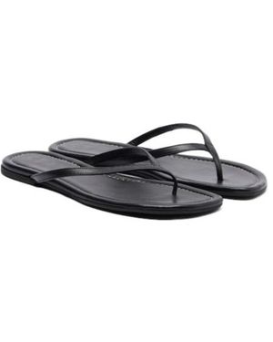 STAUD Freja Leather Thong Sandals - Multicolour