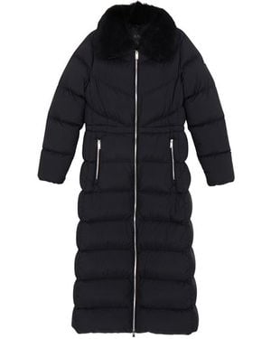 Moose Knuckles Long-Sleeved Down Jacket - Black