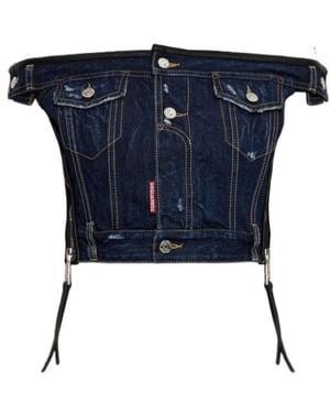 DSquared² Dark Upside Top - Blue
