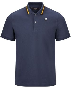 K-Way Jud Pique Polo Shirt - Blue