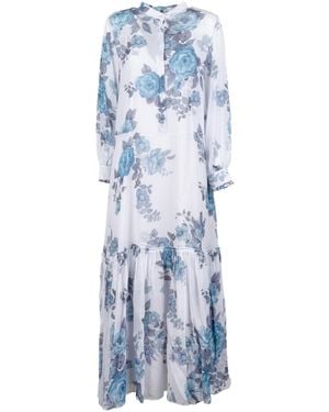 Marella Patterned Dress - Blue