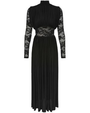 Zimmermann Rebellion Lace-Insert Maxi Dress - Black