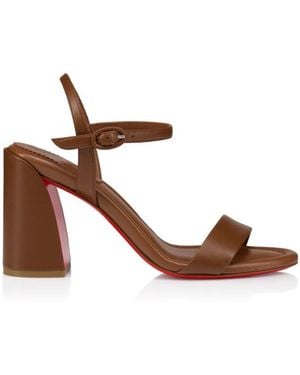 Christian Louboutin Jane Buckle-Fastening Heeled Sandals - Brown