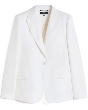 Weekend by Maxmara Wkdnalut Single-Breasted Blazer - White