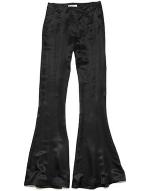 Acne Studios Low-Rise Flared Pants - Black