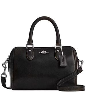 COACH Mini Rowan Crossbody Bag - Black