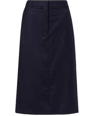 Stella McCartney Wool Pencil Skirt - Blue
