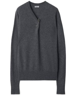 Burberry Cashmere Sweater - Gray