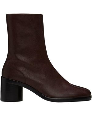 Maison Margiela Tabi Split-Toe Ankle Boots - Brown