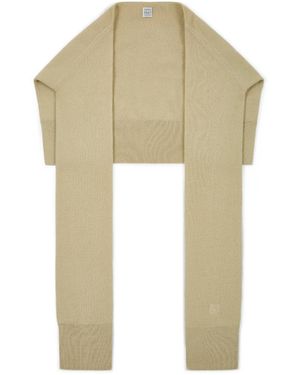 TOTEME Cashmere Sleeve Scarf - White