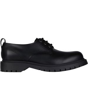 Givenchy Logo Debossed Lace-Up Shoes - Black