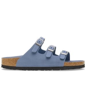 Birkenstock Triple-Strap Slide - Blue