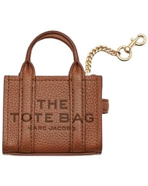 Marc Jacobs The Nano Tote Bag Charm - Brown