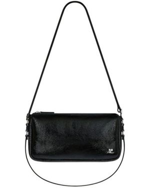 Courreges Courrèges Soft Camera Shoulder Bag - Black