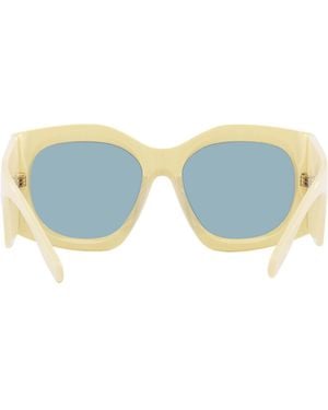 Burberry Eyewear Square Frame Sunglasses - Blue