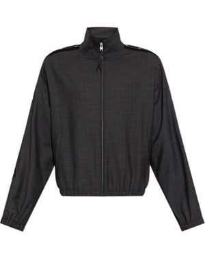 Moschino Long-Sleeved Casual Jacket - Blue