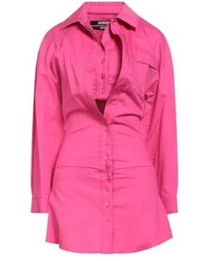 Jacquemus Long-Sleeved Dress - Pink
