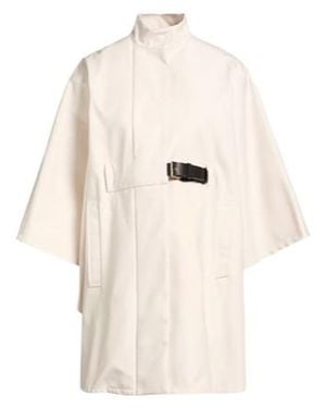 Max Mara Solidcolor Cape Coat - Natural