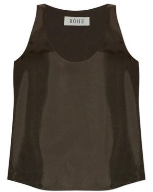 Rohe Scoop-Neck Sleeveless Top - Green