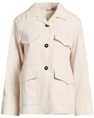Max Mara Denim-Style Jacket - Natural