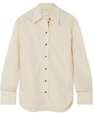 Loulou de Saison Pinstripe Shirt - White