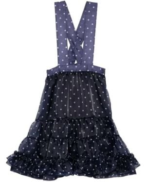 Comme des Garçons Polka-Dot Dress - Blue