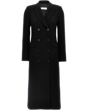 Alberto Biani Double-Breasted Midi Dress - Black