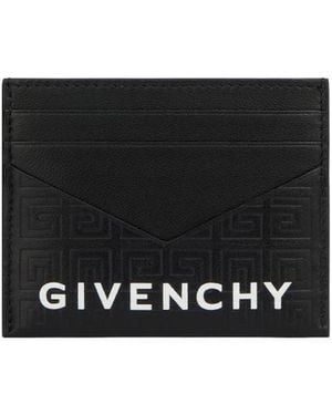 Givenchy Logo Printed Card Holder - Black