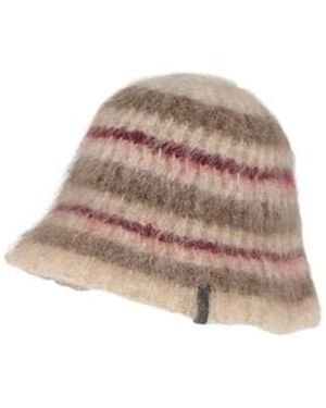 Brunello Cucinelli Striped Bucket Hat - Natural