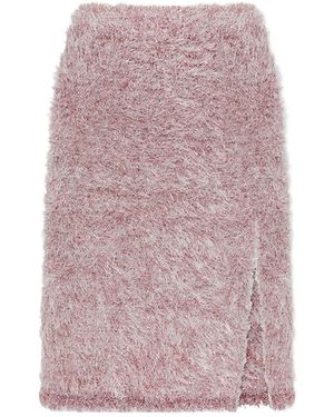 JW Anderson Jw Anderson Side-Slit Midi Skirt - Pink