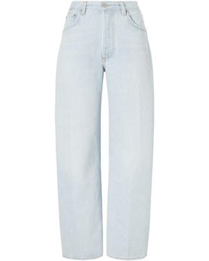 Citizens of Humanity Ayla Baggy Mid-Rise Wide-Leg Jeans - Blue