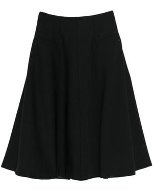 Entire studios Celeste Panelled Midi Skirt - Black