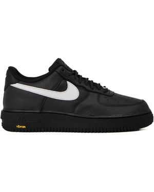 Nike Leather Low-Top Sneakers - Black
