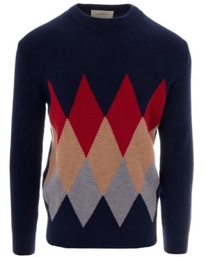 Ballantyne Crew-Neck Sweater - Blue