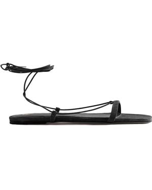 TOTEME Totême Sqaure Toe Sandals - White