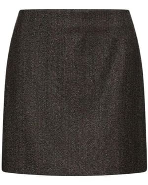 Marella Straight-Cut Skirt - Black