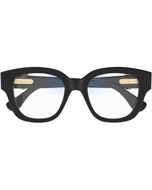 Cartier Geometric Frame Photochromic Sunglasses - White