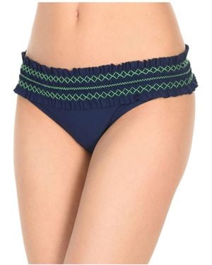 Tory Burch Plain Color Bikinis - Blue