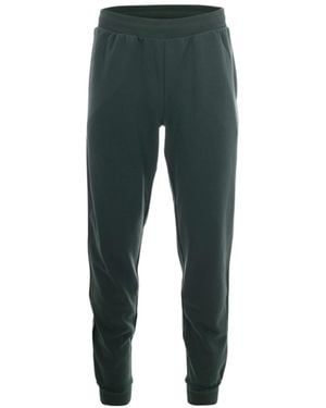 EA7 Logo Patch Tapered Pants - Green
