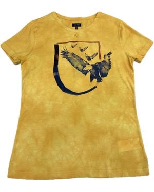 Armani Jeans Crew Neck T-Shirt - Yellow